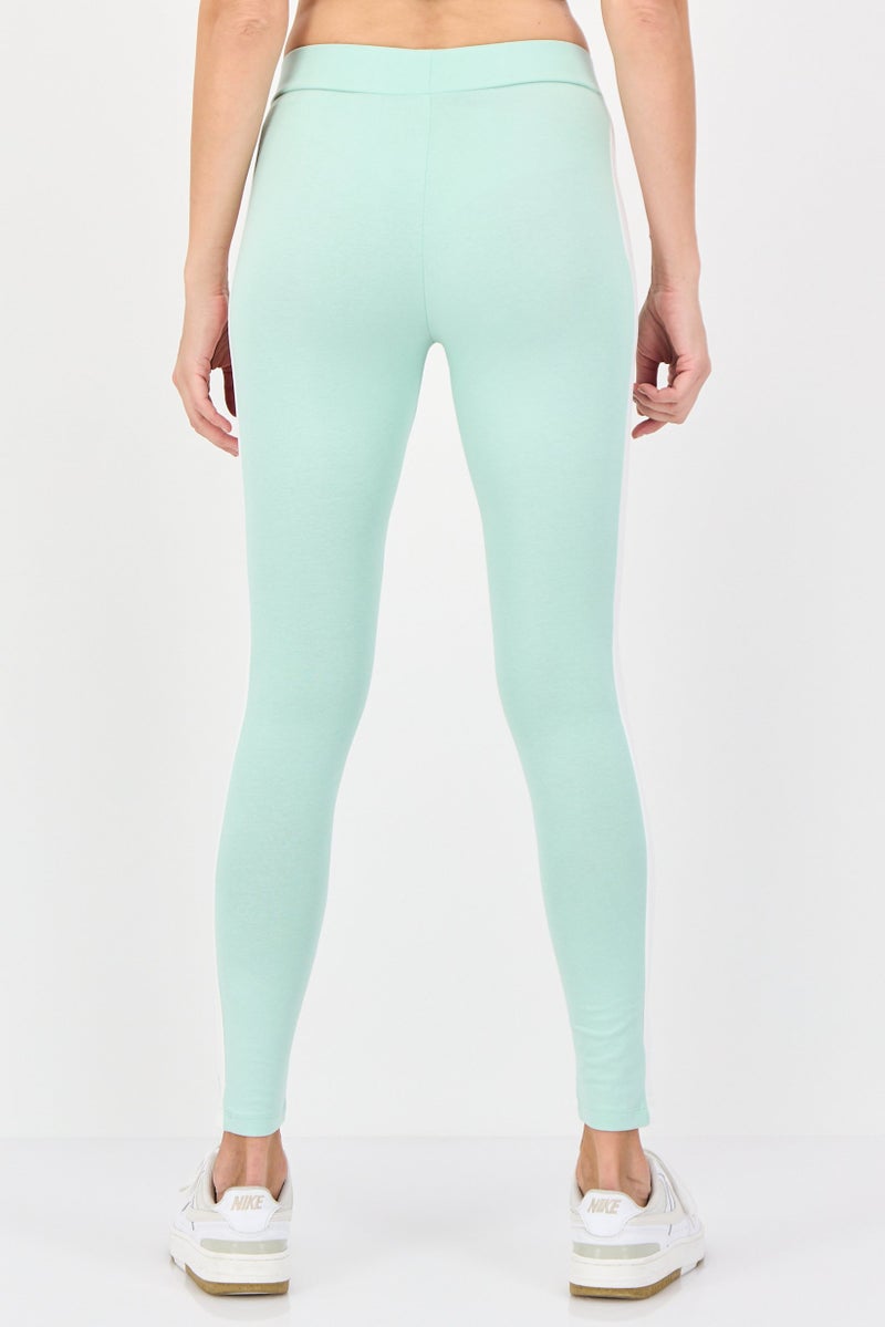 PUMA Women Sportswear Fit Training Leggings, Mint Green - Image 3